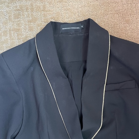 Marigold Shadow SAKAE BOW HIGH WAIST ROMPER $125 S - Picture 3 of 7